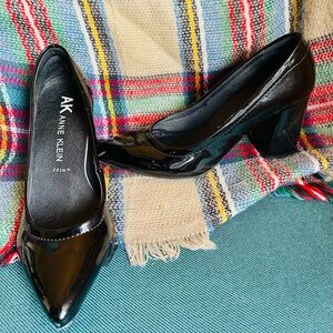 Anne Klein Glossy Black Heels